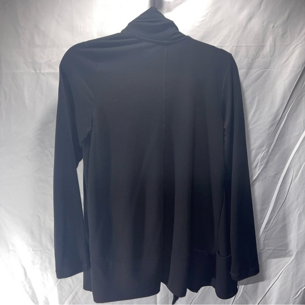 St. John's Bay Black Cardigan size medium - Picture 2 of 6